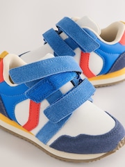 Colourblock Standard Fit (F) Two Strap Touch Fastening Trainers - Image 6 of 6