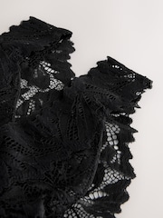 Black Tanga Ultimate Comfort Lace Knickers 3 Pack - Image 7 of 8