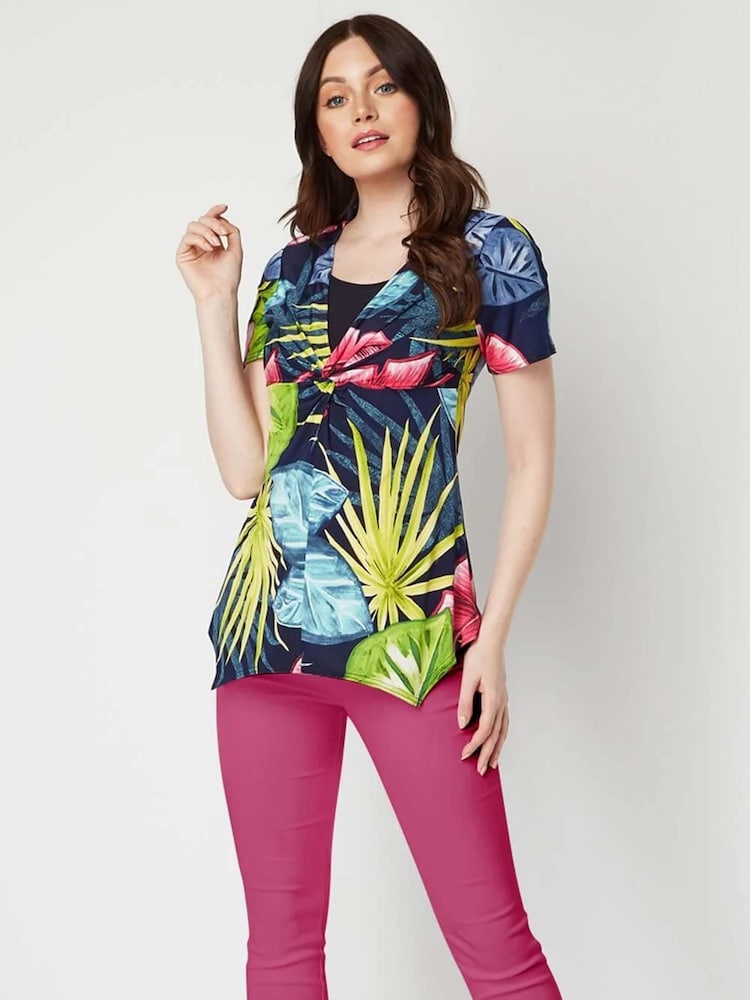 Rosa - Roman Cropped Stretch Trousers - Imagen 4 de 4 Rosa - Roman Cropped Stretch Trousers - Imagen 4 de 4
