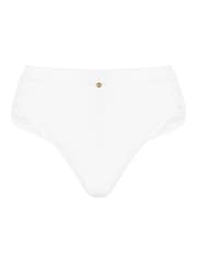 KBX White High Waist Charlotte Brushed High Waisted Thong - Image 5 of 5