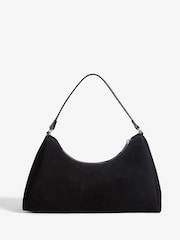 Friends Like These Black Suedette Studded Shoulder Bag - Image 6 of 6