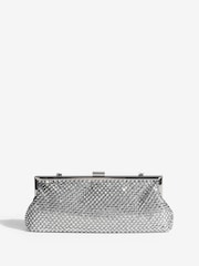 Friends Like These Silver Chain Mail Clutch - Image 3 of 5
