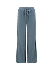 KBX Blue Raye Soft Jersey Wide Leg Trousers - Image 7 of 7