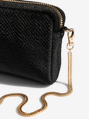 Friends Like These Black Velvet Ocassion Crossbody Bag - Image 4 of 5