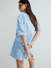 River Island Long Sleeve Embroidered Shirt - Imagen 2 de 4