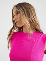 River Island Pink Panel Peplum Top - Image 2 of 4