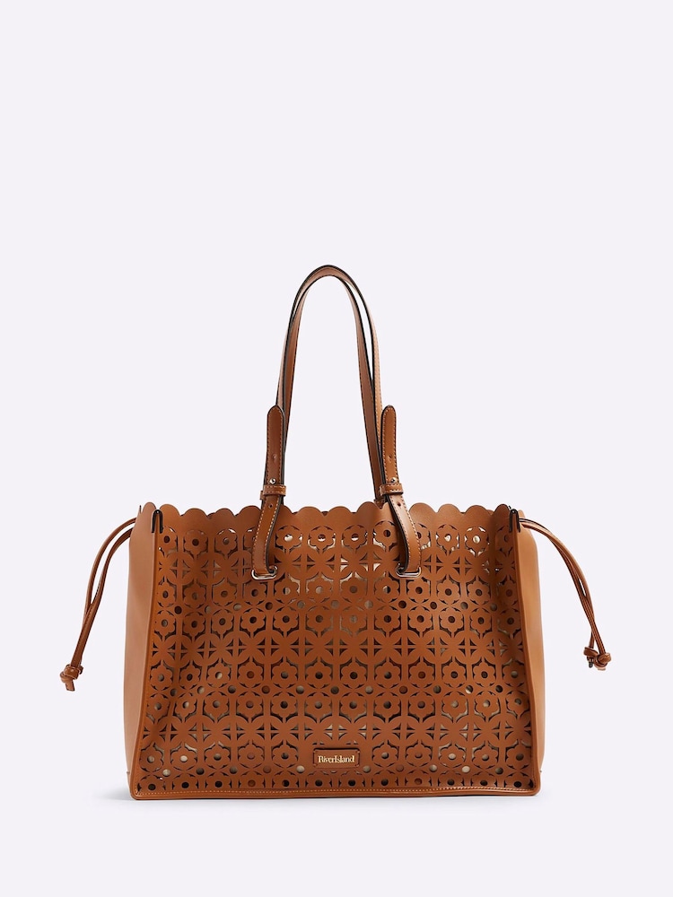 River Island Cutwork Tote Bag - Imagem 2 de 6