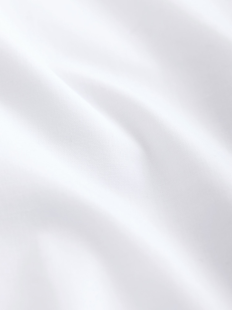 White Fuller Bust Fitted Stretch Essential Long Sleeve Shirt - Image 3 of 3 White Fuller Bust Fitted Stretch Essential Long Sleeve Shirt - Image 3 of 3