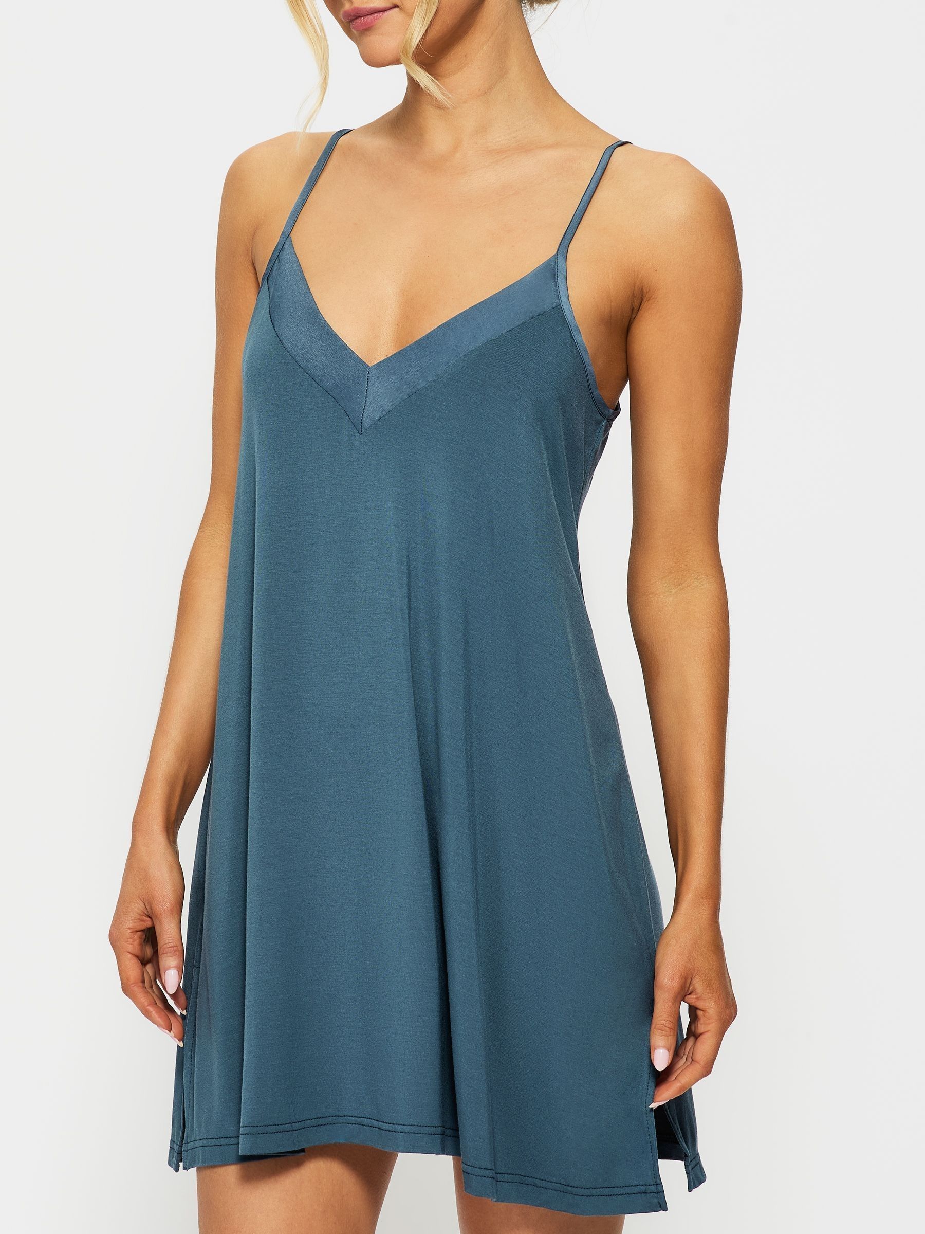 Buy KBX Blue Raye Soft Jersey Chemise from the Next UK online shop