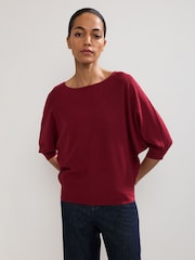 Phase Eight Red Cristine Knit Jumper - Image 1 of 6
