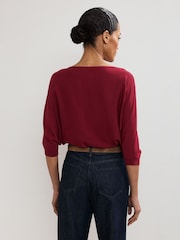 Phase Eight Red Cristine Knit Jumper - Image 2 of 6