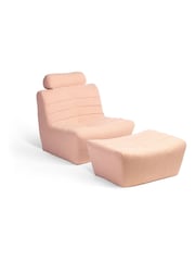 Desser Pink Cosy Upholstered Boucle Chair - Image 3 of 3