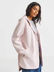 وردي - Simply Be Short Rubberised Raincoat - صورة 1 من 4