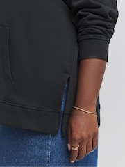 Simply Be Black Oversized Hoodie - Image 3 of 4
