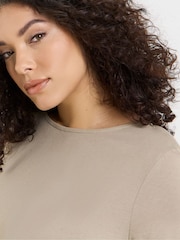 Simply Be Black Short Sleeve Slash Neck Tops 3 Pack - Image 4 of 4