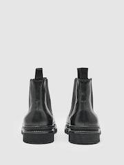 Reiss Black Huxley Leather Chelsea Boots - Image 3 of 4