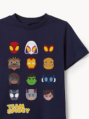 Brands In Blue Spider-Man Marvel Team Spidey T-Shirt - Image 2 of 3