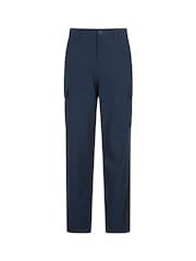 Mountain Warehouse Blue Mens Delta Cargo Quick Drying Stretch Trousers - Image 1 of 6