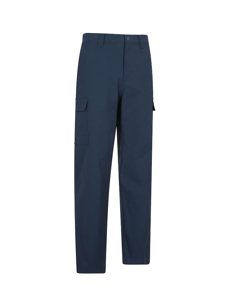 Mountain Warehouse Blue Mens Delta Cargo Quick Drying Stretch Trousers - Image 2 of 6