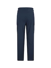 Mountain Warehouse Blue Mens Delta Cargo Quick Drying Stretch Trousers - Image 3 of 6