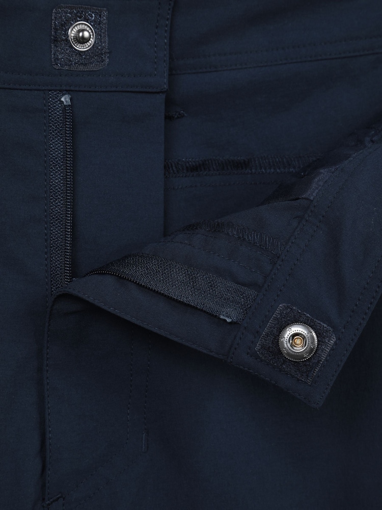 Mountain Warehouse Blue Mens Delta Cargo Quick Drying Stretch Trousers - Image 6 of 6