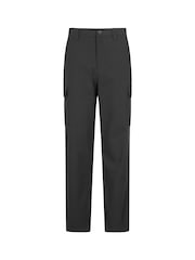 Mountain Warehouse Black Mens Delta Cargo Quick Drying Stretch Trousers - Image 1 of 6