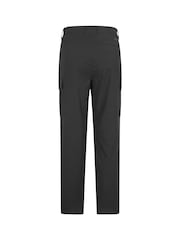 Mountain Warehouse Black Mens Delta Cargo Quick Drying Stretch Trousers - Image 3 of 6