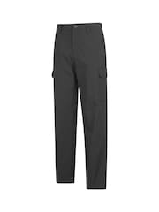 Mountain Warehouse Black Mens Delta Cargo Quick Drying Stretch Trousers - Image 4 of 6
