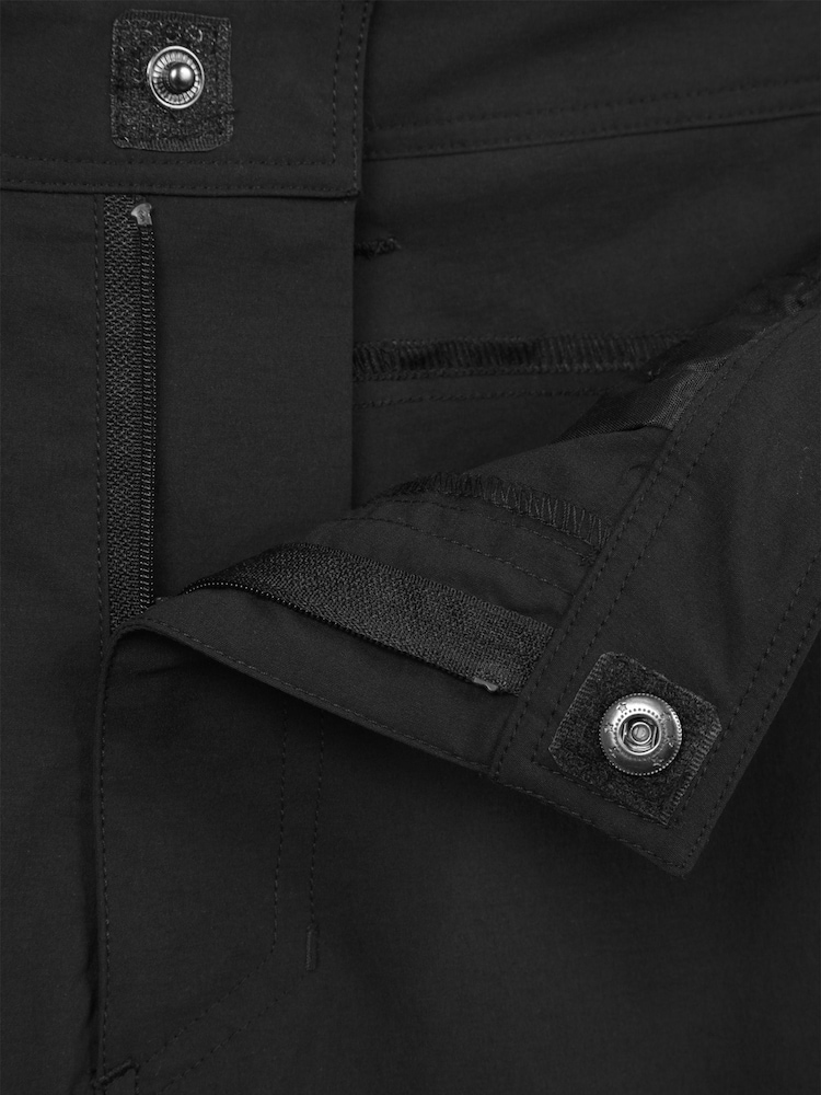 Mountain Warehouse Black Mens Delta Cargo Quick Drying Stretch Trousers - Image 6 of 6