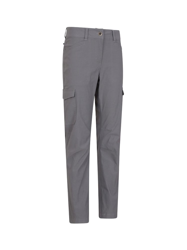 Mountain Warehouse Grey Womens Stretch Quick Drying UV Max Cargo Trousers - Image 2 of 6