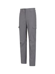 Mountain Warehouse Grey Womens Stretch Quick Drying UV Max Cargo Trousers - Image 4 of 6