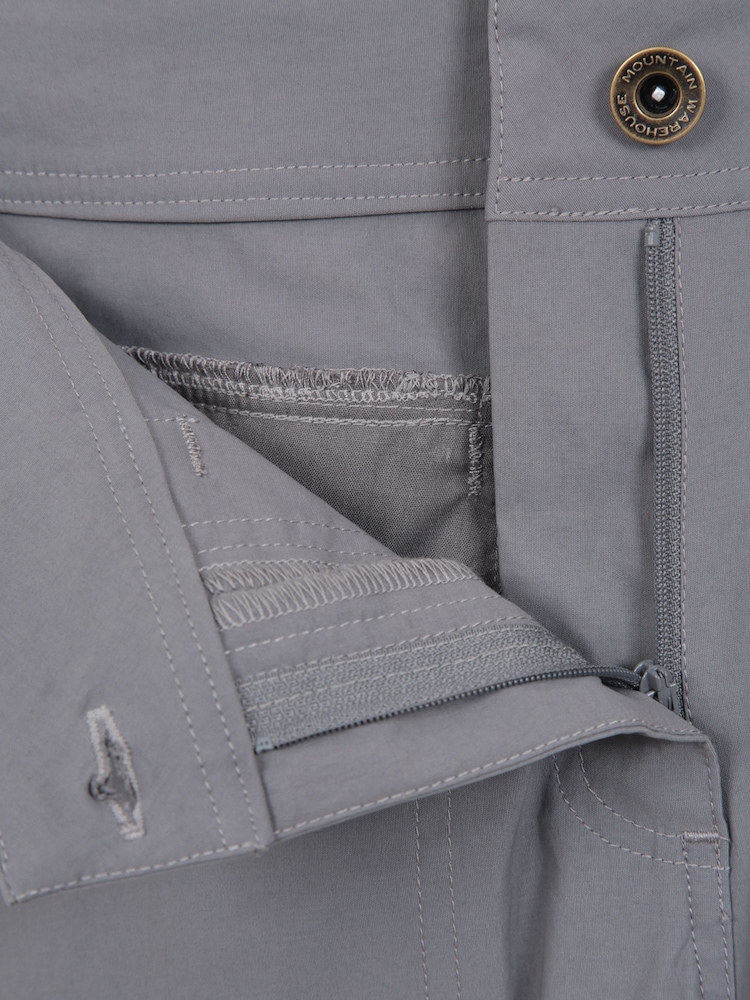 Mountain Warehouse Grey Womens Stretch Quick Drying UV Max Cargo Trousers - Image 6 of 6