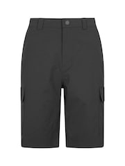 Mountain Warehouse Black Mens Delta Cargo Quick Drying Stretch Shorts - Image 1 of 6