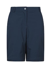 Mountain Warehouse Blue Womens Delta Stretch Zip Off Quick Drying UV Max Trousers - Image 5 of 6