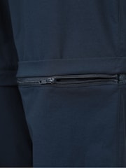 Mountain Warehouse Blue Womens Delta Stretch Zip Off Quick Drying UV Max Trousers - Image 6 of 6