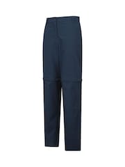 Mountain Warehouse Blue Womens Delta Stretch Zip Off Quick Drying UV Max Trousers - Image 9 of 12