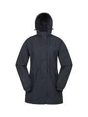أسود - Mountain Warehouse Womens Rainfall Waterproof Jacket - صورة 1 من 6