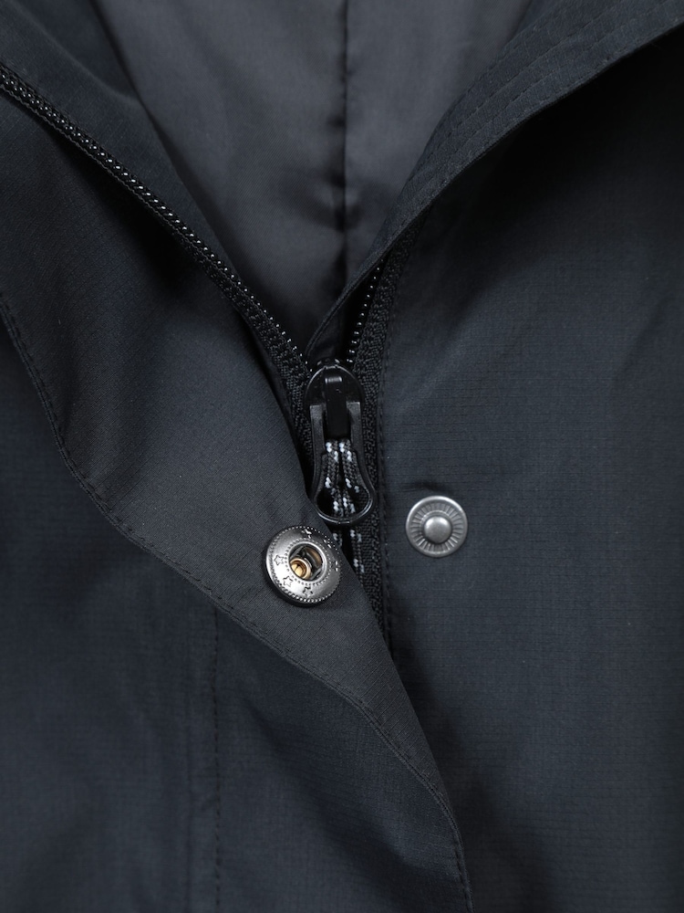 أسود - Mountain Warehouse Womens Rainfall Waterproof Jacket - صورة 6 من 6