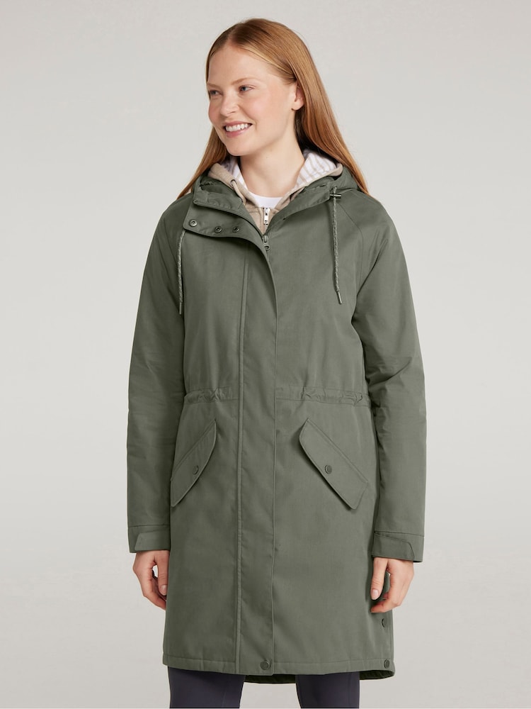Mountain Warehouse Green Womens Polperro Waterproof Lightweight Padded Jacket - Image 1 of 10