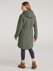 Mountain Warehouse Green Womens Polperro Waterproof Lightweight Padded Jacket - Image 4 of 10