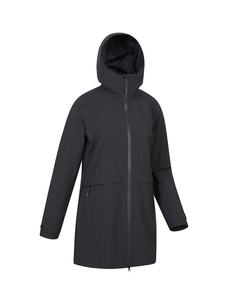 Mountain Warehouse Womens April Longline Waterproof Jacket - صورة 2 من 6