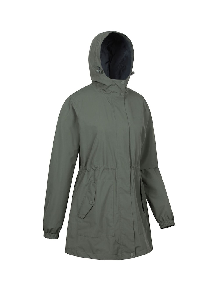 أخضر - Mountain Warehouse Womens Rainfall Waterproof Jacket - صورة 2 من 6