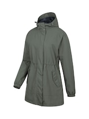 أخضر - Mountain Warehouse Womens Rainfall Waterproof Jacket - صورة 4 من 6