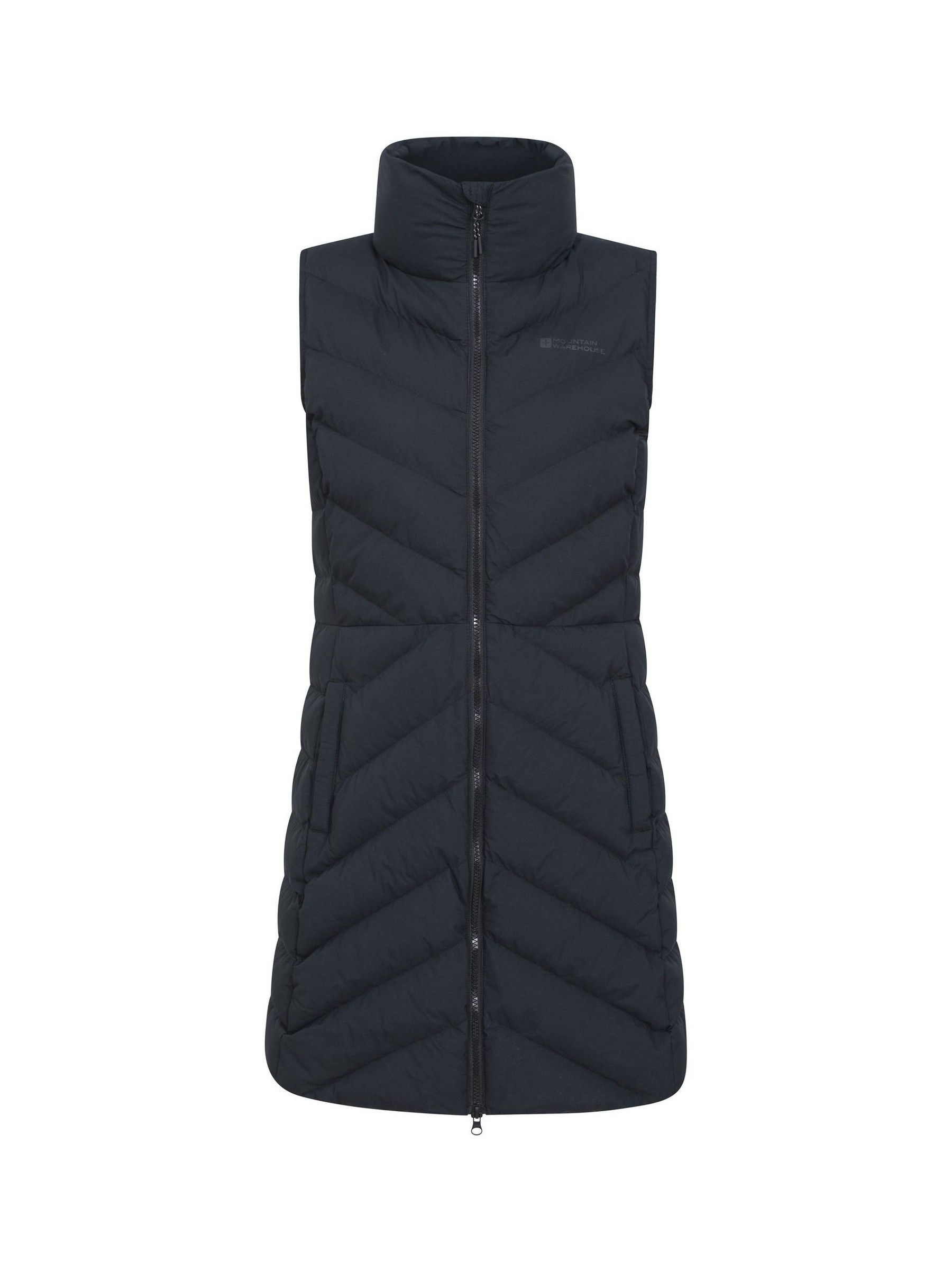 Mountain Warehouse Women's Black Anmore Water Resistant Padded Gilet - Image 1