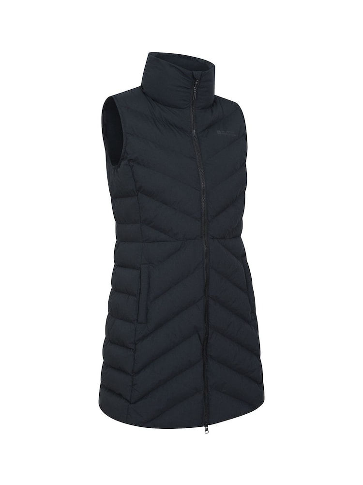 Mountain Warehouse Black Anmore Water Resistant Padded Gilet - Image 2 of 5
