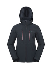 أسود - Mountain Warehouse Womens Genesis Water Resistant Softshell Jacket - صورة 1 من 5