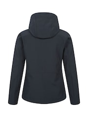 أسود - Mountain Warehouse Womens Genesis Water Resistant Softshell Jacket - صورة 3 من 5