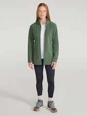 Mountain Warehouse Green Womens Hythe Long Line Fleece - Image 3 of 9