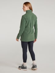 Mountain Warehouse Green Womens Hythe Long Line Fleece - Image 4 of 9