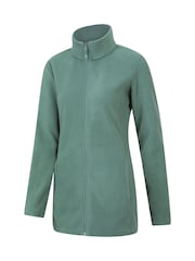 Mountain Warehouse Green Womens Hythe Long Line Fleece - Image 7 of 9